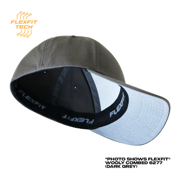 Flexfit® Wooly Combed Cap 6277 (Silver)