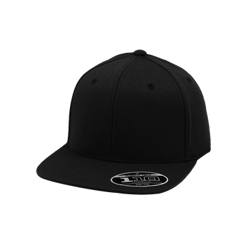 Flexfit 110F ONE TEN Snapback Cap (Black)