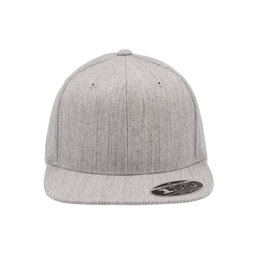 Flexfit 110F ONE TEN Snapback Cap (Heather Grey)