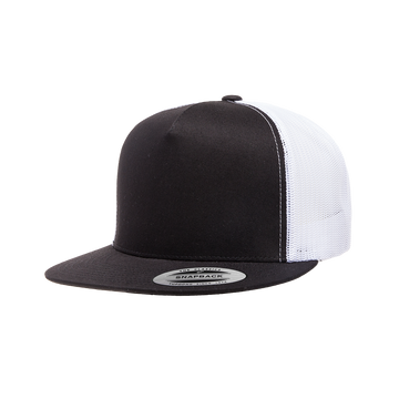 YP Classics® Classic Trucker Cap 6006T (Black/White)