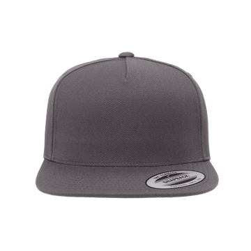 YP Classics® Premium 5-Panel Snapback Cap 5089M (Dark Grey)