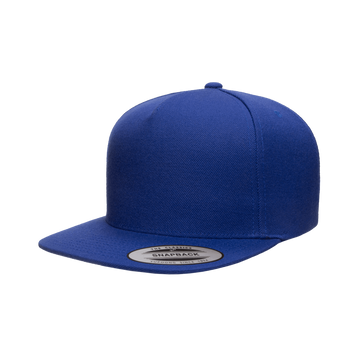 YP Classics® Premium 5-Panel Snapback Cap 5089M (Royal)