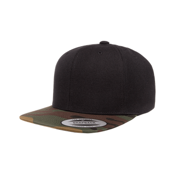 YP Classics® Premium Snapback Camo Cap - 2 Tone 6089TC