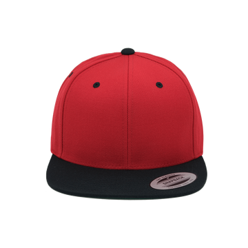 YP Classics® Premium Snapback Cap - 2 Tone 6089MT (Red/Black)