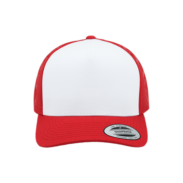 YP Classics® Trucker Cap 6005FWB (Red/White/Red)