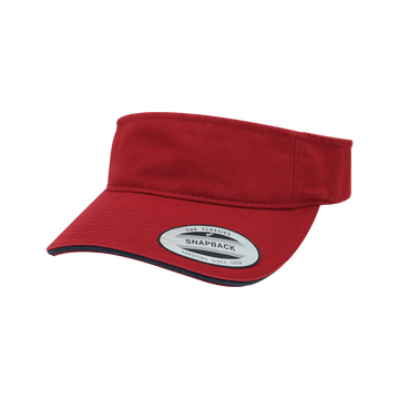 YP Classics® Sandwich Visor 8888SV (Red/Navy)